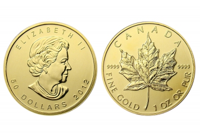 50 Dollari d&#039;Oro Canada &quot;FOGLIA D&#039;ACERO - MAPLE LEAF&quot;