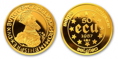 50 Ecu d&#039;Oro Belga