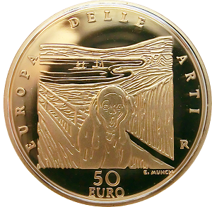 50 euro 2007 it norvegia munch