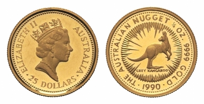 25 Dollari d&#039;Oro Australia - &quot;CANGURO&quot;