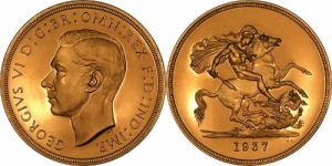 Sterlina d&#039;Oro Giorgio VI