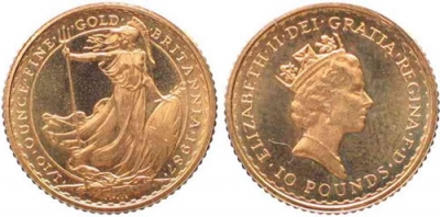 10 Sterline-Pounds BRITANNIA