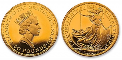 50 Sterline-Pounds BRITANNIA