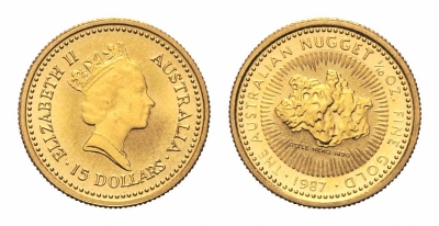 15 Dollari d&#039;Oro Australia - &quot;CANGURO&quot;