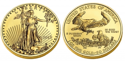 50 Dollari d&#039;Oro Americani - AMERICAN EAGLE