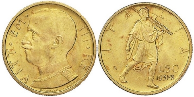 50 LIRE D&#039;ORO Gr. 4,4