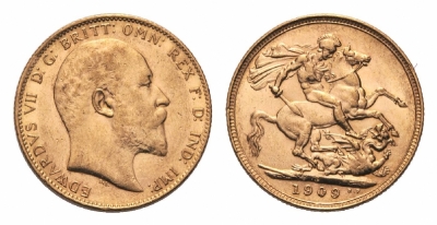 Sterlina D&#039;Oro Edoardo VII