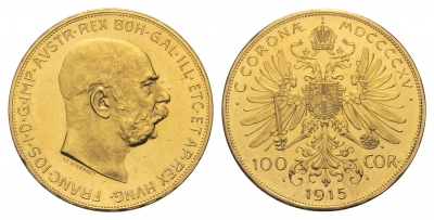 100 Corone d&#039;Oro Austriache
