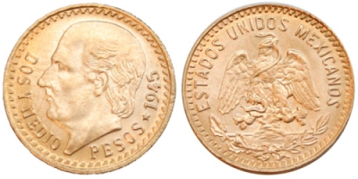 2,5 Pesos d&#039;Oro Messicani