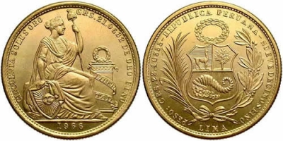 50 Soles d&#039;Oro Peruviani