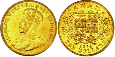 10 Dollari d&#039;Oro Foglia d&#039;Acero Canada - &quot;MAPLE LEAF&quot;