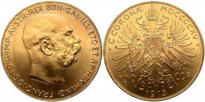 100 Corone d&#039;Oro Ungheresi