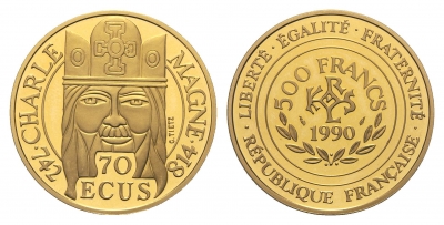 500 Franchi d&#039;Oro Francesi