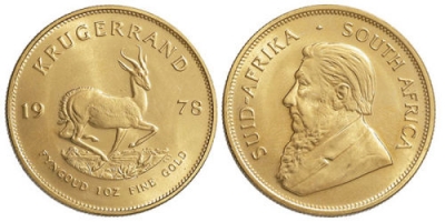 1/10 Krugerrand d&#039;Oro Sudafricano